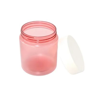 30 50 100150ml pink wide mouth plastic bottle gummy candy container with screw cap custom color vitamin bottle