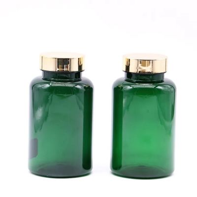high quality PET custom packaging plastic bottle with CRC special cap pill capsules tablet bottles for vitamin container