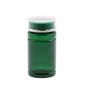 100ml 150ml 200ml Green Acrylic Pill Bottle For Capsule Vitamin Supplement Bottle With Customized Lid