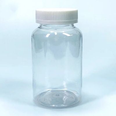 150ml 200ml 250ml 300ml 400ml 500ml Custom Pet Transparent Clear Pills Premium Plastic Capsule Bottle With Screw Cap