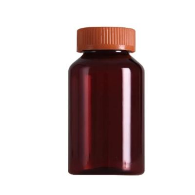 Clear Amber Pet 150ml 200ml Pill Capsules Bottles Custom Plastic Vatimin Bottles Drug Supplement Pill Bottle