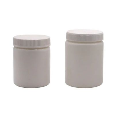 500ml Wide Mouth Round White Hdpe Plastic Bottle Protein Powder Jar Container With Screw Cap