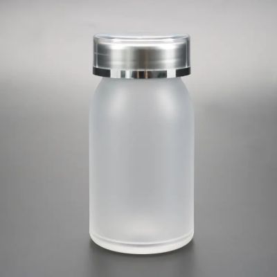 30ml 60ml 100ml 120ml Frosted Matte Glass Health Care Food Bottle Pill Vitamin Capsule Bottles