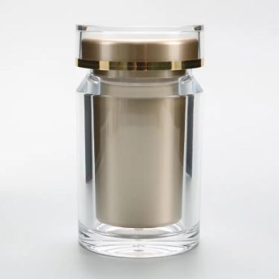 Wholesale Luxury Medicine Capsule Vitamin Bottle Supplement Bottle With Gold Cap