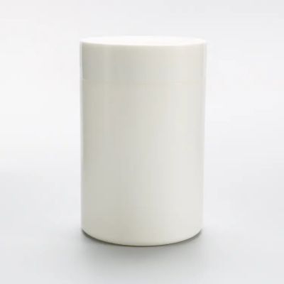 Small Plastic Matte White Soft Touch Hdpe Bottle Capsule Packaging Pill Capsule Jars With Screw Cap