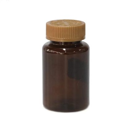 Hot Sale Brown Luxury Pet Empty Plastic Pill Bottles For Capsules