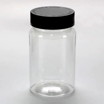 Ready In Stock Pet 80ml 100ml 120ml 150ml Green Amber Wide Neck Plastic Pill Capsule Bottle Medicine Bottle With Screw Cap