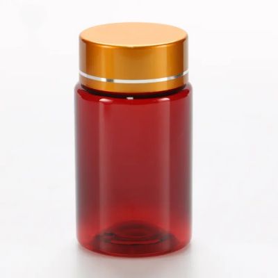 Ready In Stock Pet 80ml 100ml 120ml 150ml Green Amber Wide Neck Plastic Pill Capsule Bottle Medicine Bottle With Screw Cap