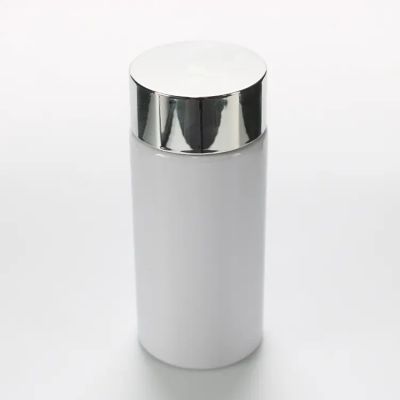 Julung Hotsale 250cc Pet White Capsule Container Pill Bottle Plastic Bottle With Tamper Proof lid