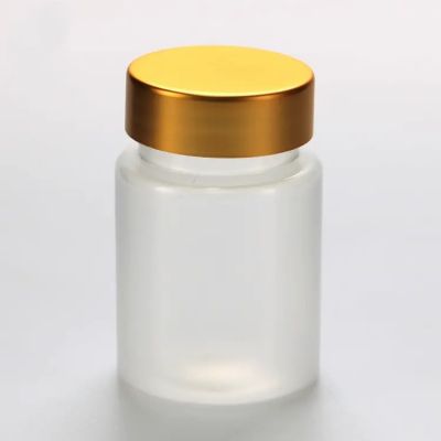 100ml Pet Plastic Capsules Pills Bottle Custom Clear Frosted Empty Plastic Cosmetic Pill Bottles 100ml