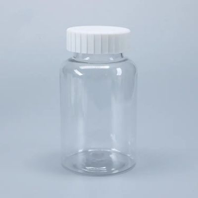100ml 120ml 150ml 200ml 250ml Transparent round bottles pet plastic packaging with CRC cap bottle