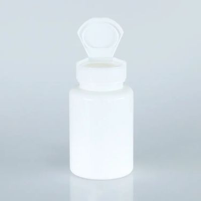 120ml Empty White HDPE Pharmacy Capsule/Pill Plastic Bottle Manufacture with flip top cap