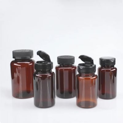 200 cc dark amber PET pill packer bottle with 38-400 neck finish