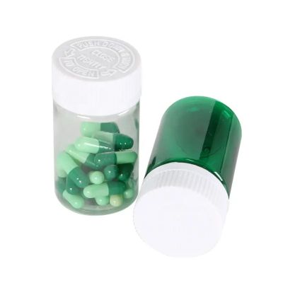 60ml empty plastic pill amber containers electroplated screw cap vitamin capsule supplements capsule tablets storage