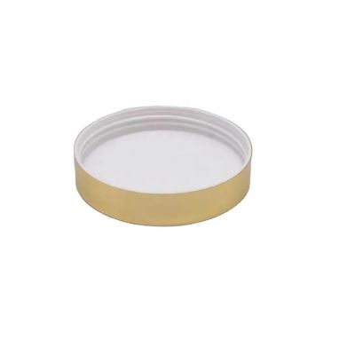 Aluminum Plastic Lids High End 58mm Screw Cap Jars Non Spill Gold Silver Color 58/400