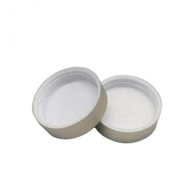 61mm white metal aluminum screw cap