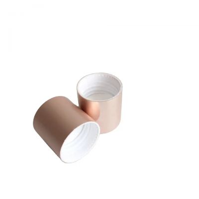 rose gold cap for roll on essential oil glass bottle