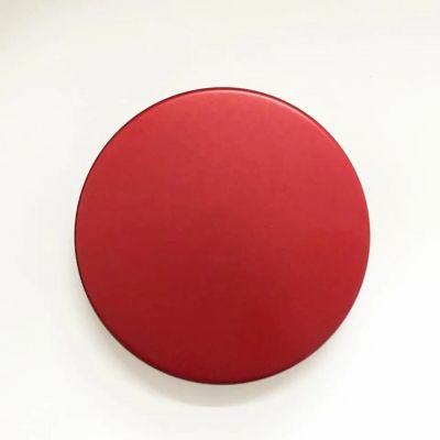 83mm red aluminum cap