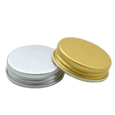 38/400 Ribbed Copper Color Aluminium Screw Caps for Glass Bottles