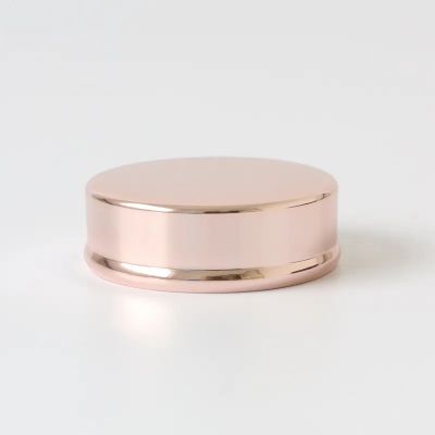 custom aluminum bottle cap 53mm rose gold screw cap