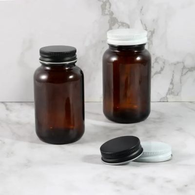 Wholesale 33/400 45/400 53/400 Silver Cold Matte Whit Metal Lids Smooth Side Threaded Tinplate Custom Caps Metal Glass Jar Lids
