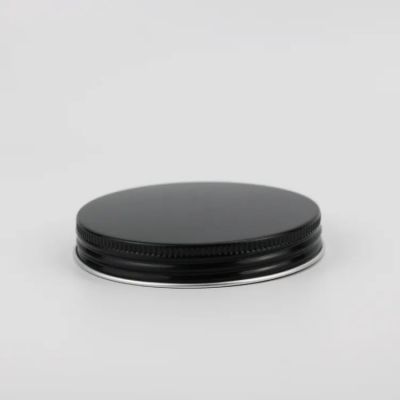 Jar Using White Black Aluminum Screw Cap 89/400 Lid