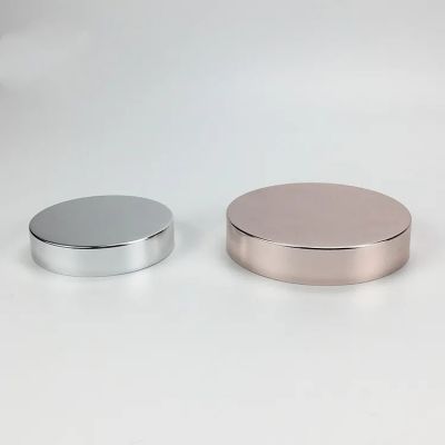 Color as your request 56/400 58/400 70/400 89/400 shiny silver and rose gold aluminum plastic lid