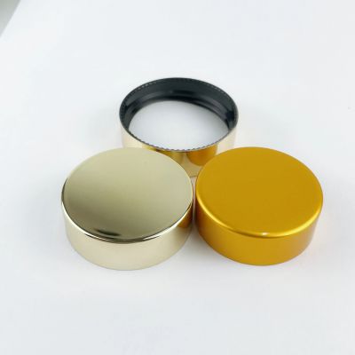 38/400 gold 38mm aluminium metal screw cap for glass supplement bottle