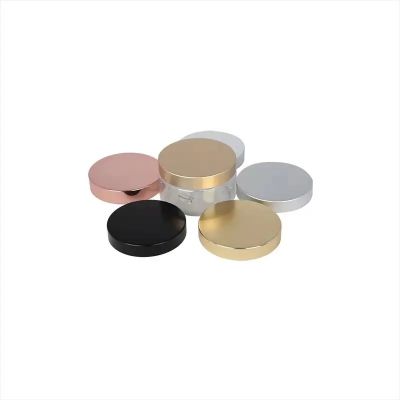 rose gold lid metal aluminum plastic screw cover cap double lids 53mm 56mm 58mm 70mm 89mm for bottle jar glass