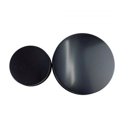 Gold Silver Black Aluminum Metal Ribbed Screw Caps Bottle Lids for PET and Glass Bottle