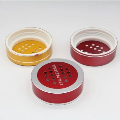 Wholesale Custom Jar Lids Universal Aluminum Golden Jar Lid Aluminum Plastic Lid