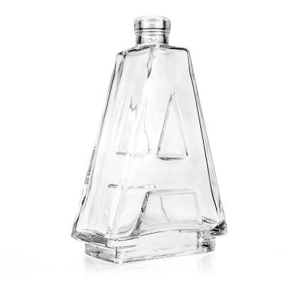 High Quality Glass Bottle 500ml Whisky Wine Empty Liquor Glass Bottles