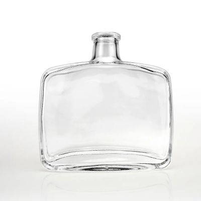 Custom Square 250ml 300ml 350ml 500ml Wine Champagne Liquor Drinks Empty Glass Bottle