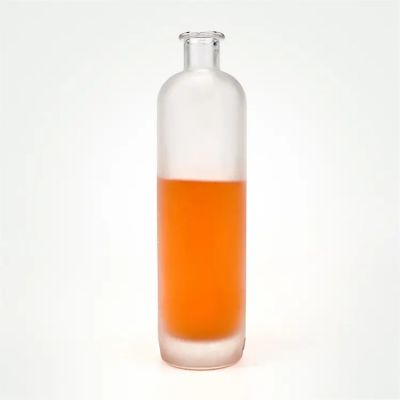 Empty Frosted Juicy Bottles Beverages Glass 16 oz Glass Bottles for Beverage 500ml