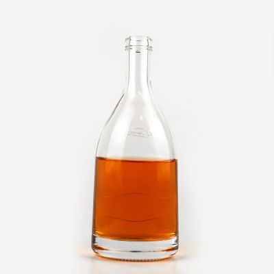 Hot selling Glass Bottle Vodka Gin Rum Alcohol Whiskey Bottle Extra White Flint 500ml 750ml Liquor Bottles