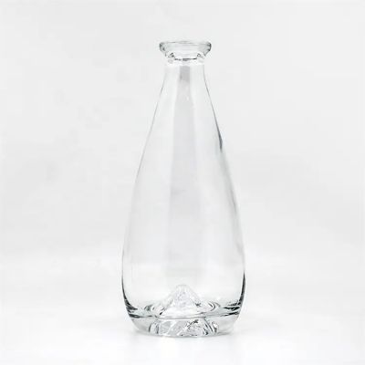 gin bottles in black and white for gin 500ml 700ml 750ml glass liquor bottle with wooden cap