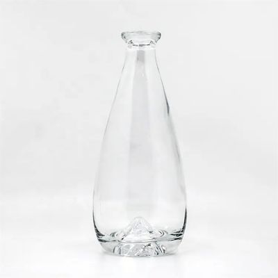 gin bottles in black and white for gin 500ml 700ml 750ml glass liquor bottle with wooden cap