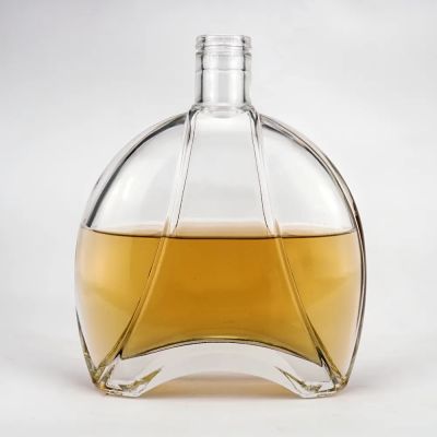 Wholesale glass bottles empty 700ml 500ml 750ml 1000ml whisky nordic glass bottle with lids