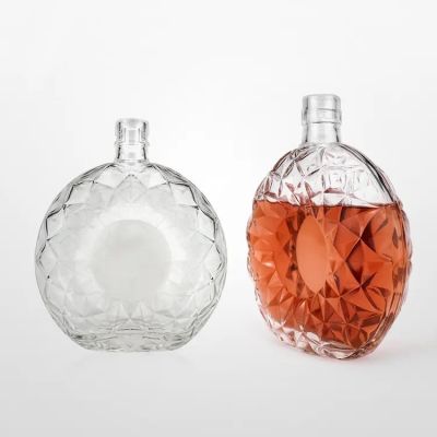 glass bottles for alcoholic beverages supply reasonable price wine bottle gift box 500ml 700ml 750ml whiskey brandy vodka bottle