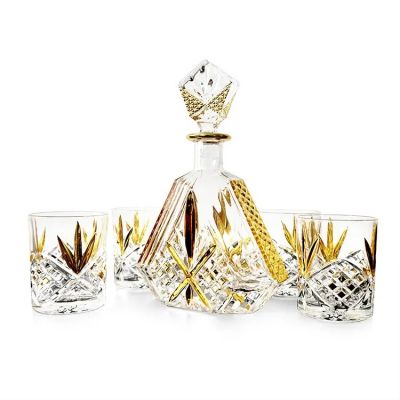 Wholesale Custom Bottle Whiskey Gin Vodka 700 ml Europe Nordic Style Glass Liquor Bottle with Cap