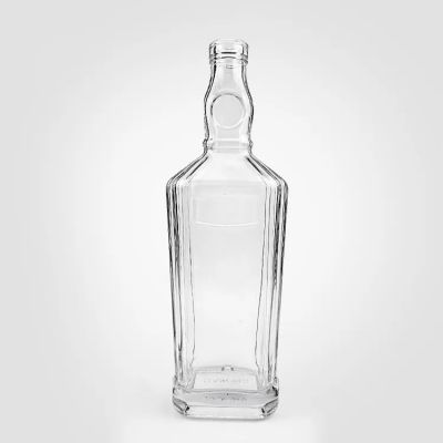 Wholesale customization 700ml vodka bottle empty liquor 750ml wine liquor gin spirits glass bottle
