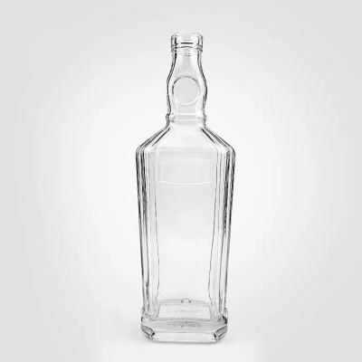 Wholesale customization 700ml vodka bottle empty liquor 750ml wine liquor gin spirits glass bottle