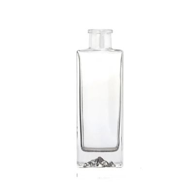 frosted glass liquor liquer vodka whiskey bottle liquor glas bottle 500 ml liquor bottle with scorpion inside