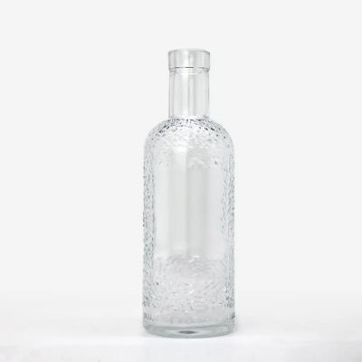 High Quality Customize Super Flint 500ml Glass Liquor Bottles Vodka 700ML Whiskey Spirit Bottle