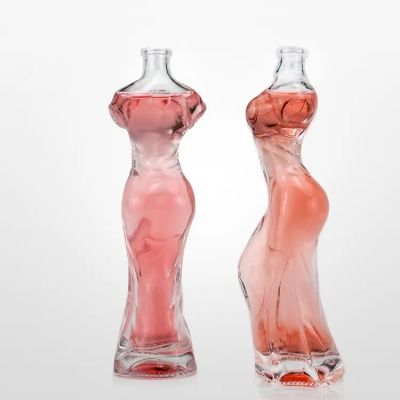 Transparent Bouteille En Verre De Liqueur Bottle wholesale 500ml 750ml empty Bordeaux shape glass wine bottle