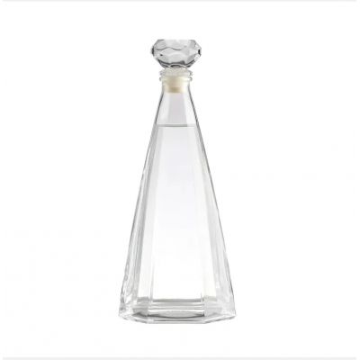 Custom 500ml 700ml 750ml Glass Bottle Wine Gin Spirit Tequila Brandy Glass Bottle With Cork