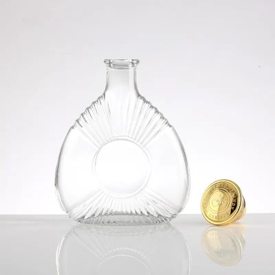 Custom Vodka Gin Liquor Glass Bottle 375ml 500ml 750ml 1000ml wine Glass Bottle