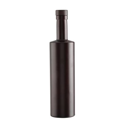 Hot Selling 200ml 375ml 500ml 700ml Black Vodka 750ml Sprits Glass Bottle