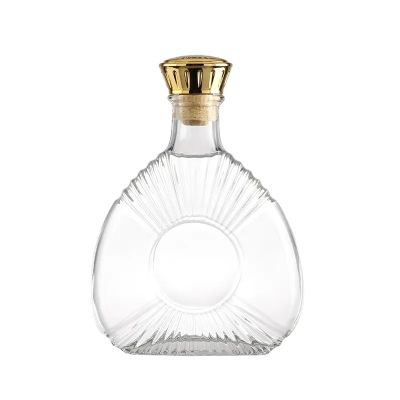 700ml 750ml Round Glass Liquor Wine Whisky Bottles brandy glass wine bottles