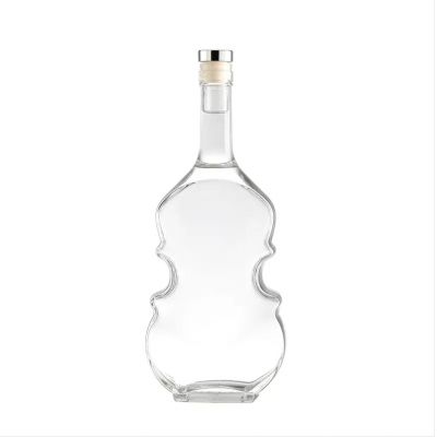 Sale Glass Gin Bottle 500ml 750ml Spirit Liquor Vodka Glass Wine Bottle